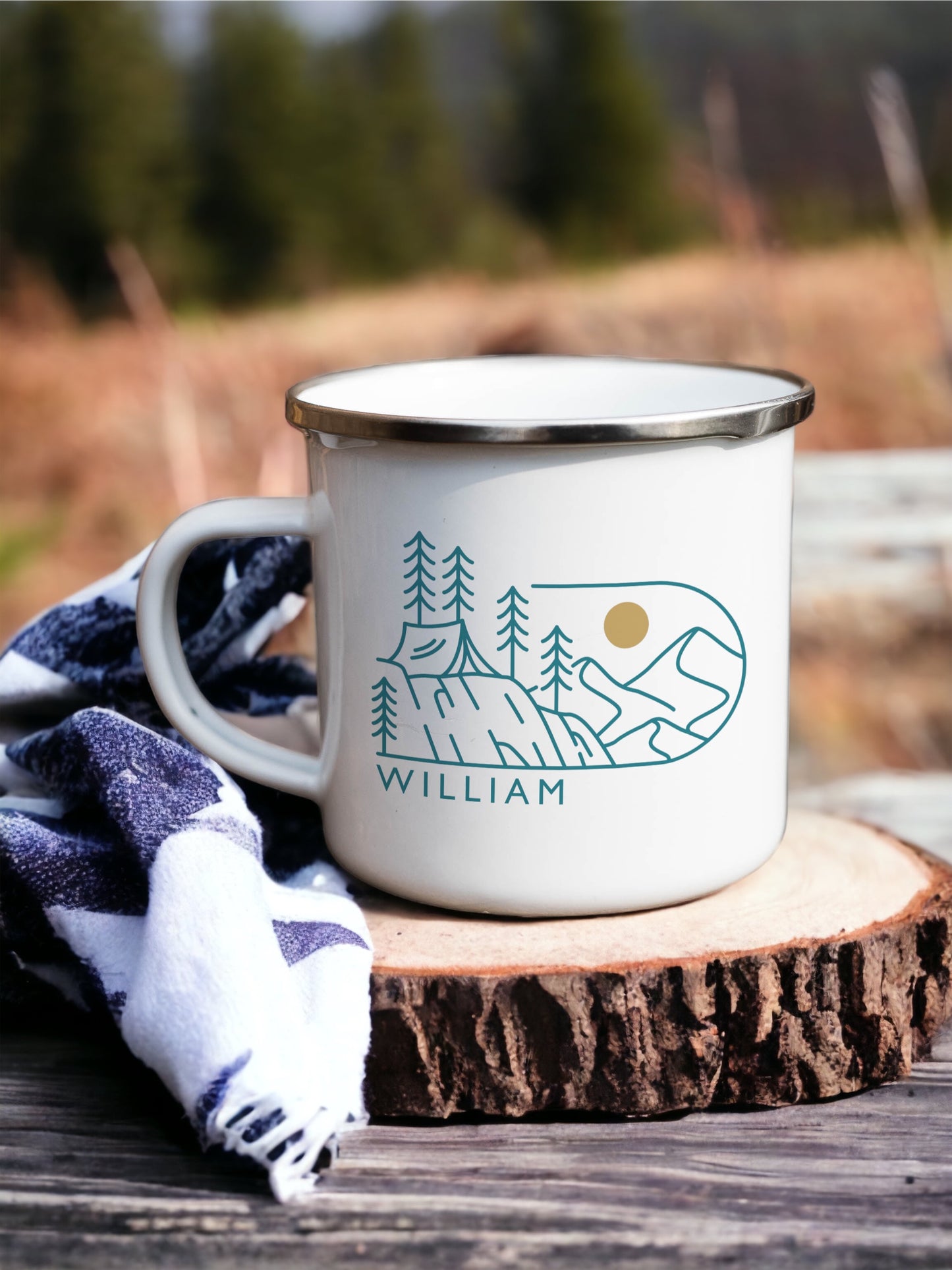 Personalised Camping Mug