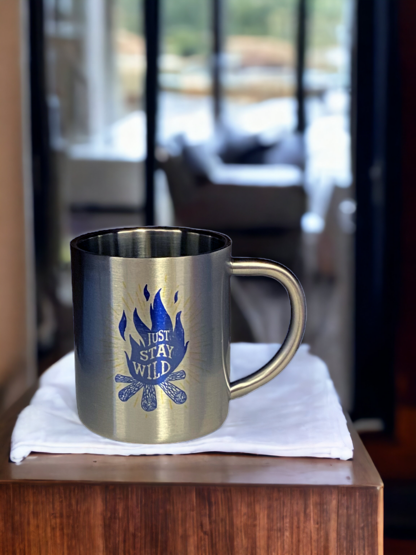 Just stay wild - Stainless Steel Camping Mug