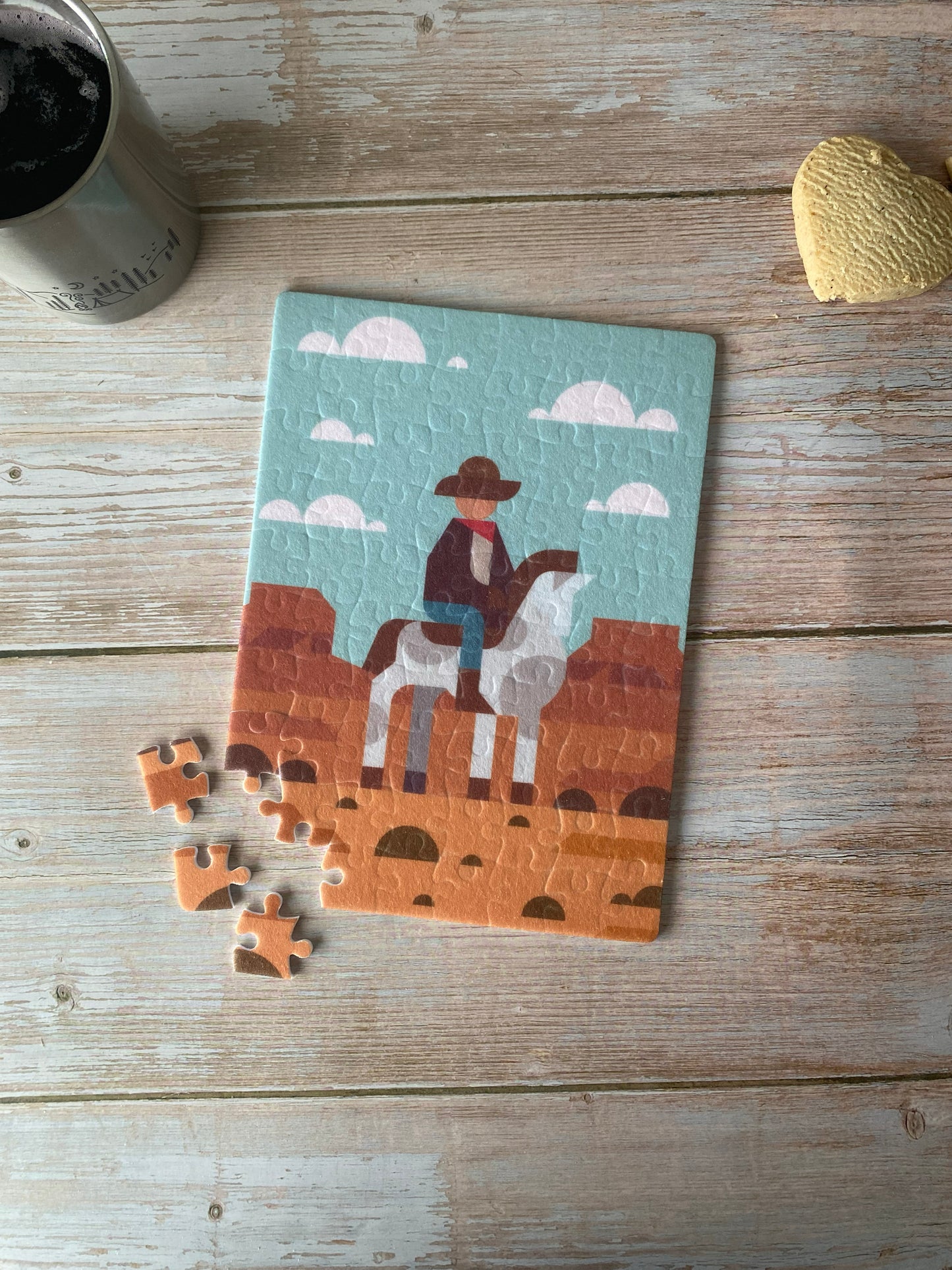 Cowboy Life Camper Jigsaw