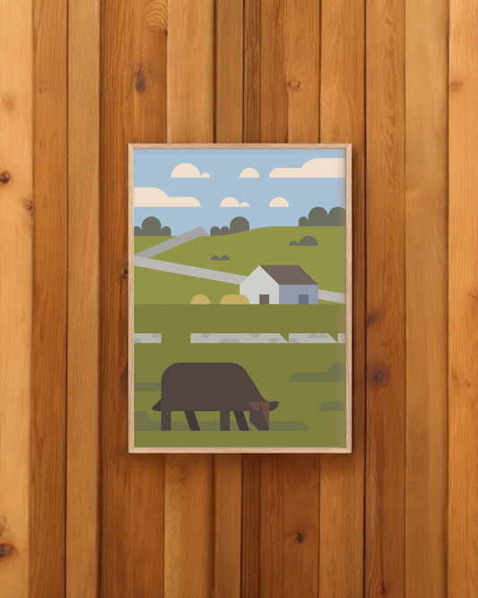 Cumbria, Places to Go A5 Print