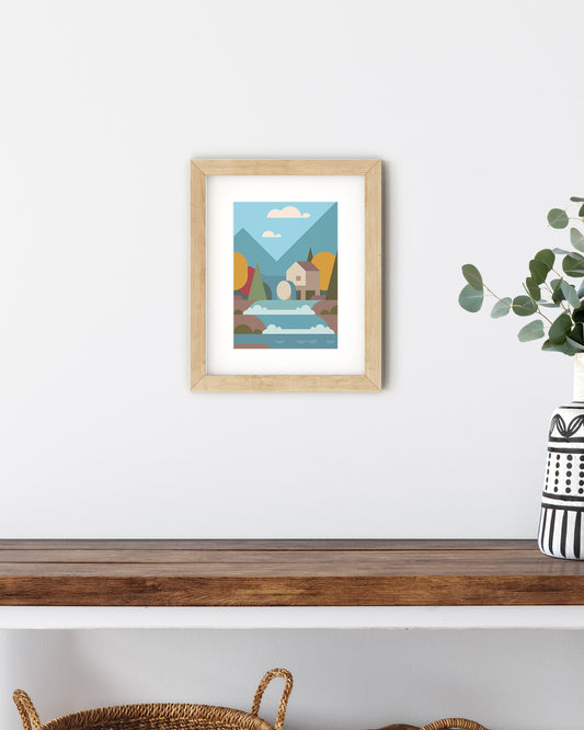 West Virginia, Places to Go A5 Print