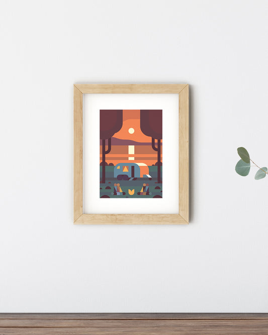 Home is where you park it, Places to Go A5 Print