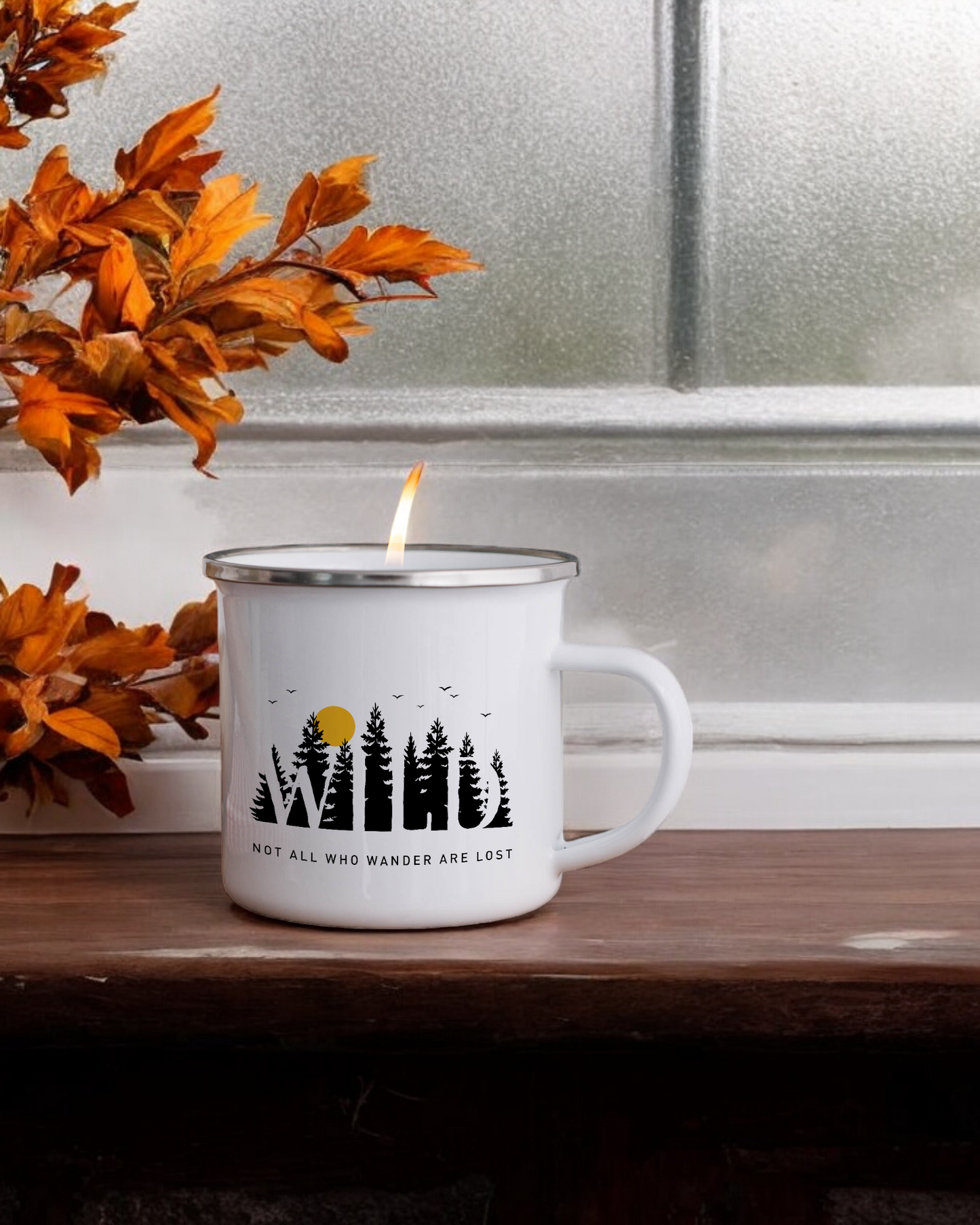 Stay Wild - Enamel Camper Candle