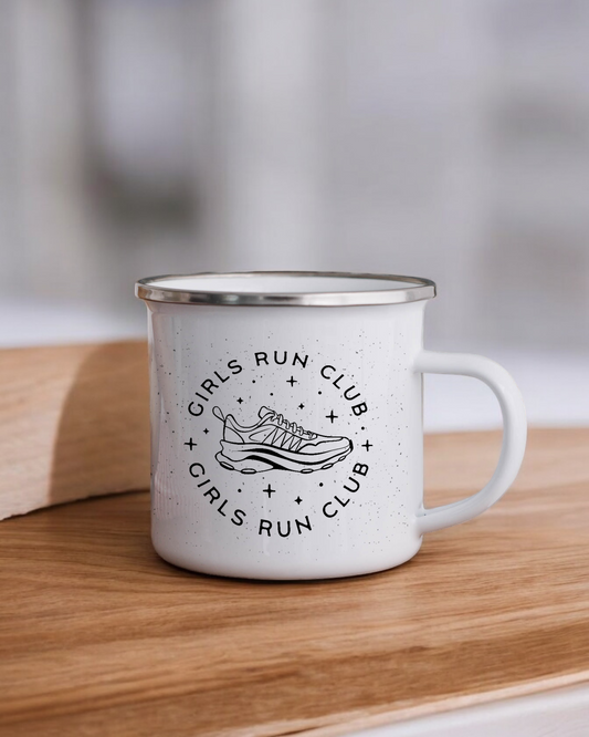 Girls Run Club - Enamel Camper Mug