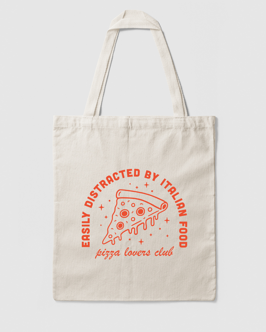 Easily Distracted By Italian Food - Tote Bag