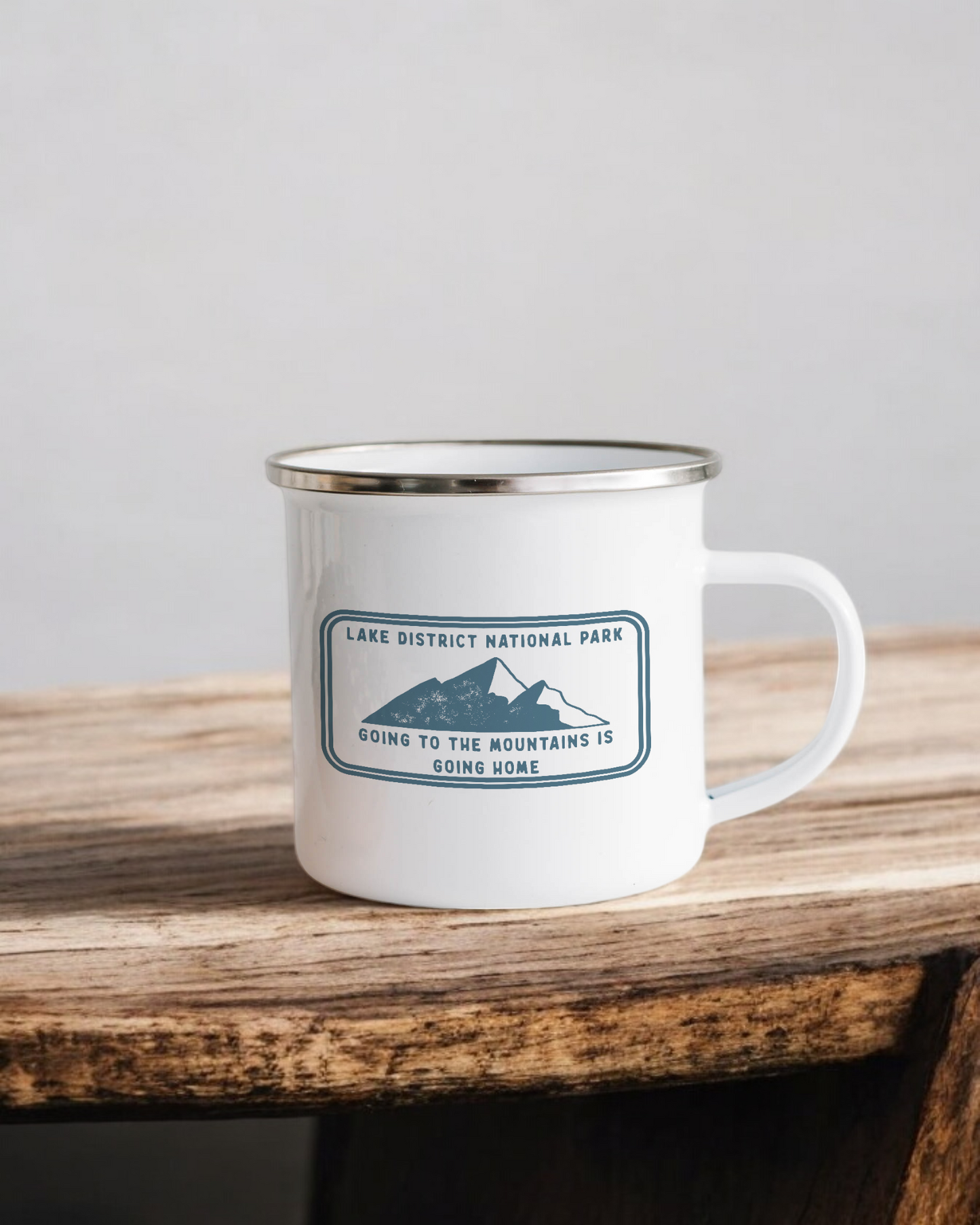 Lake District National Park - Enamel Camper Mug