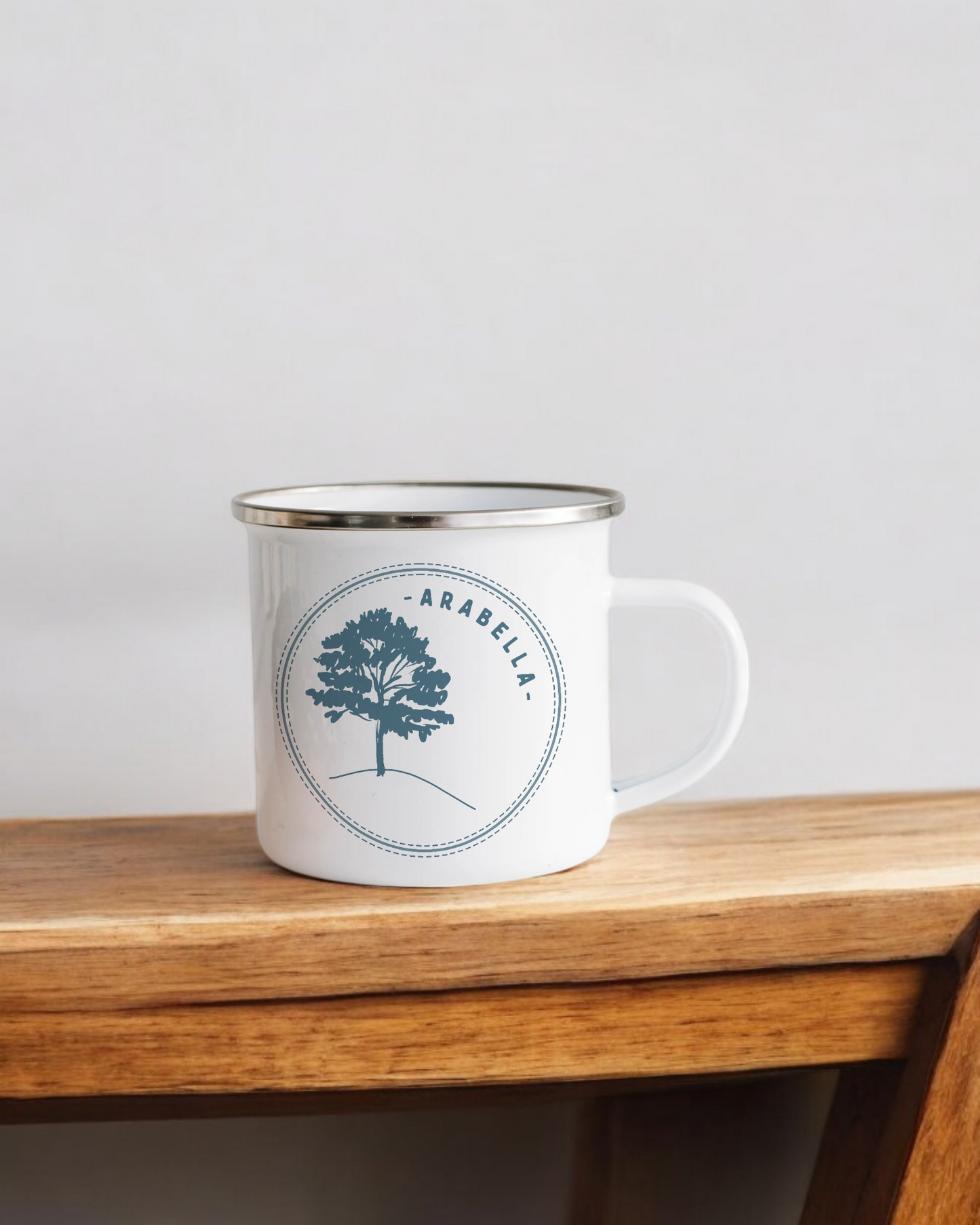 Sycamore Tree - Personalised Enamel Camper Mug