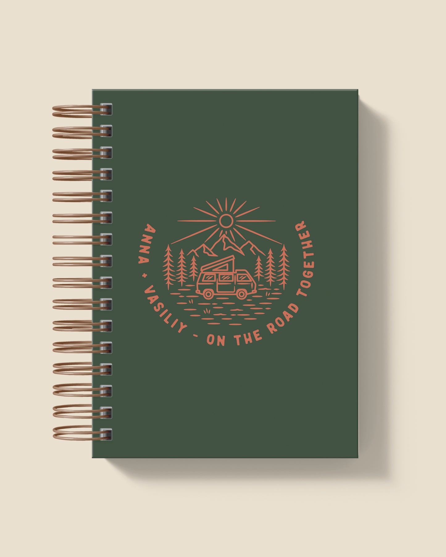 On the road together Personalised Notebook