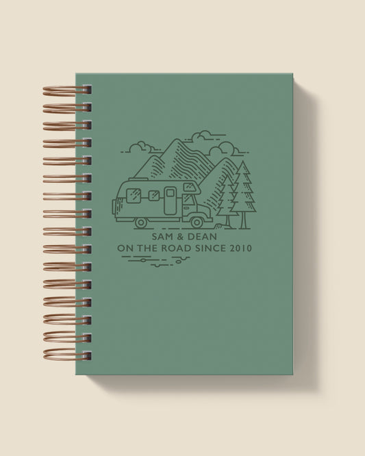 On the road Personalised Notebook