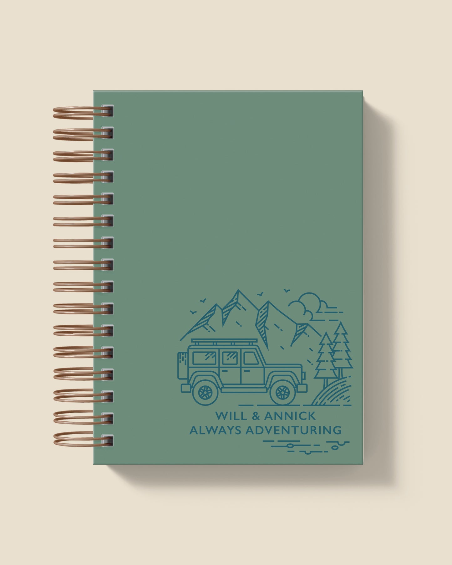 Always Adventuring Personalised Notebook