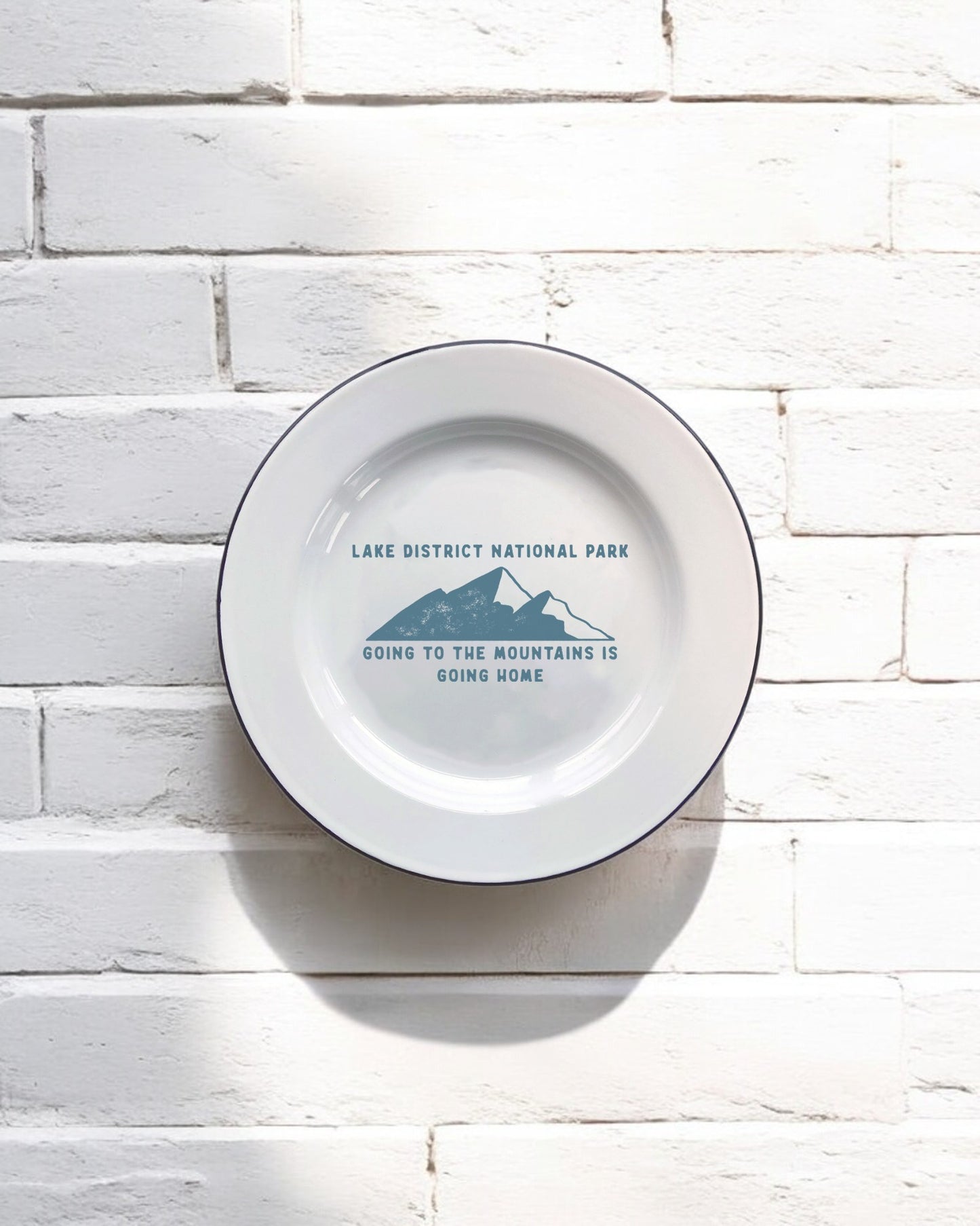 Lake District National Park Decorative Enamel Plate