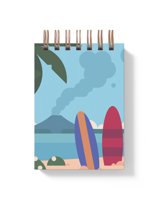 Hawaii, recycled mini jotter