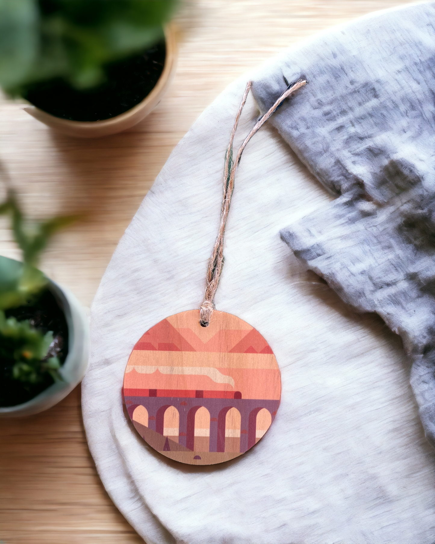 Glenfinnan Viaduct - Wooden Ornament