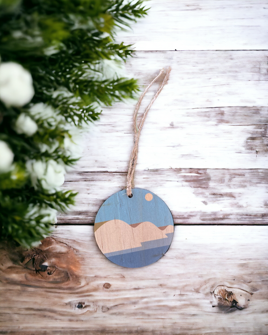 White Cliffs of Dover - Wooden Ornament