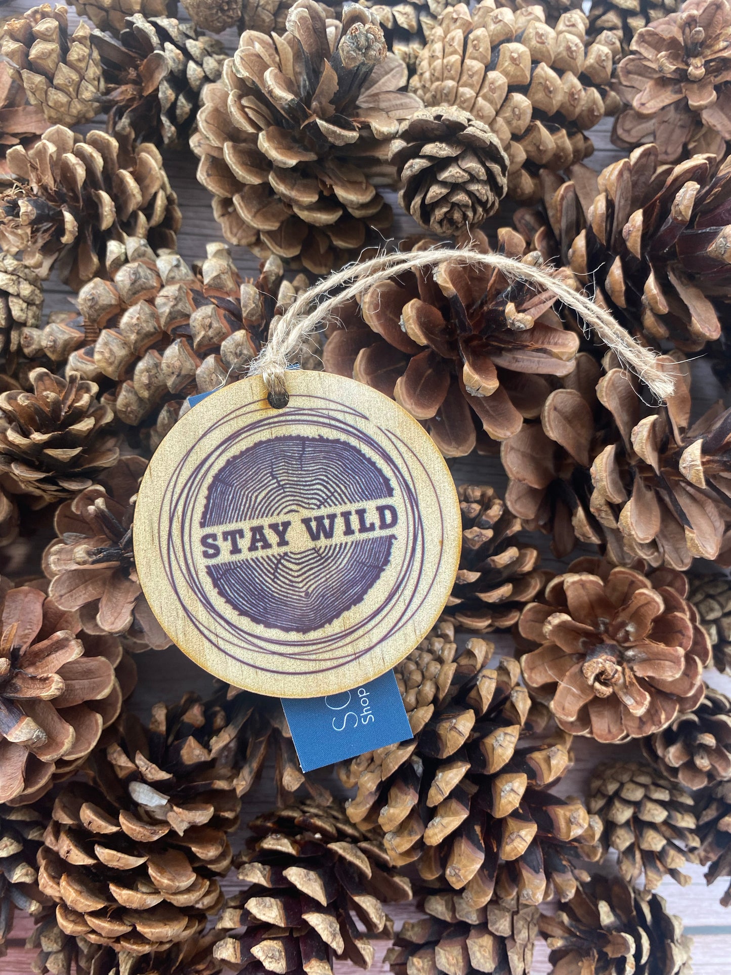 Stay Wild - Wooden Ornament