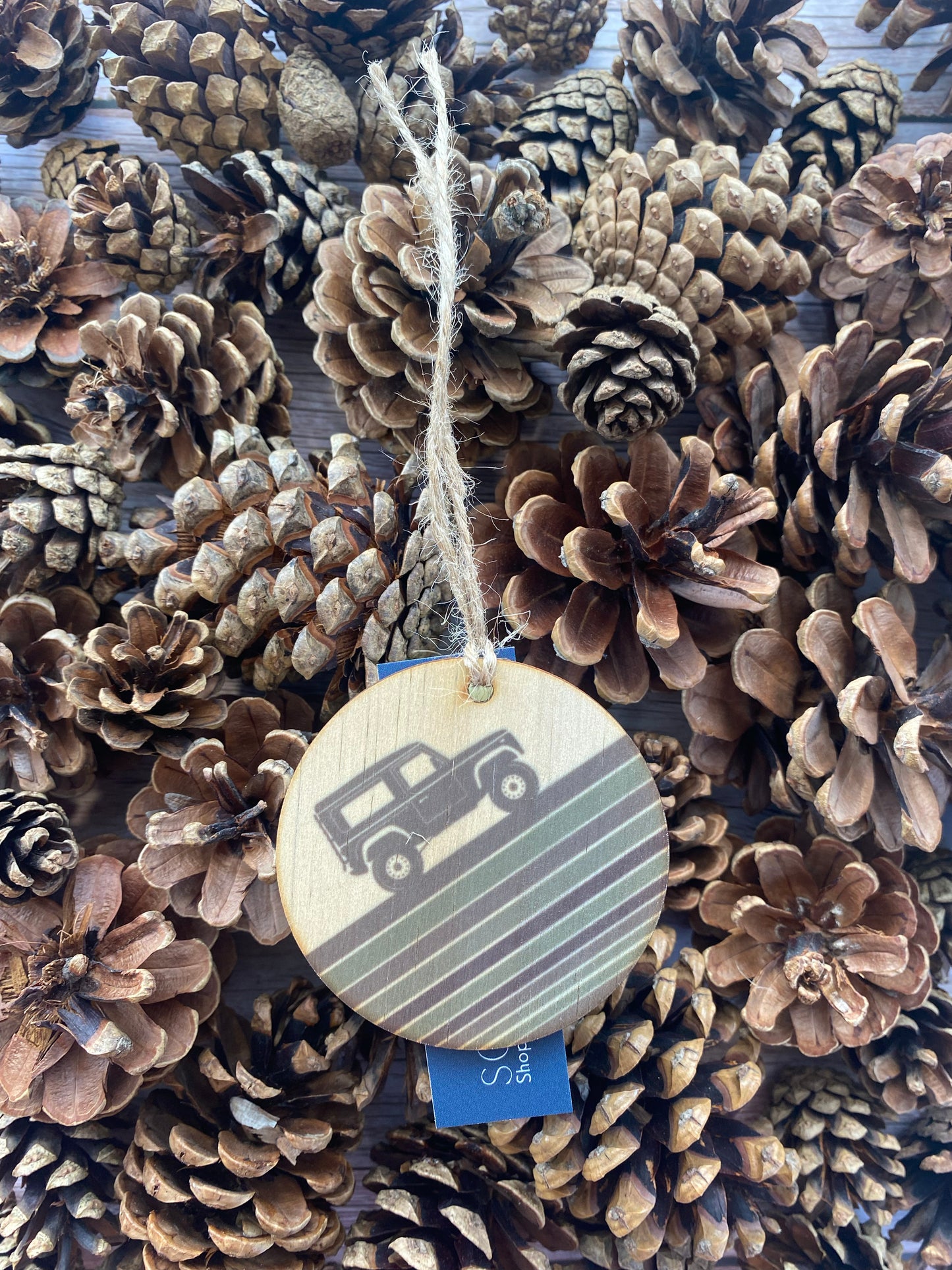 Green Landy - Wooden Ornament