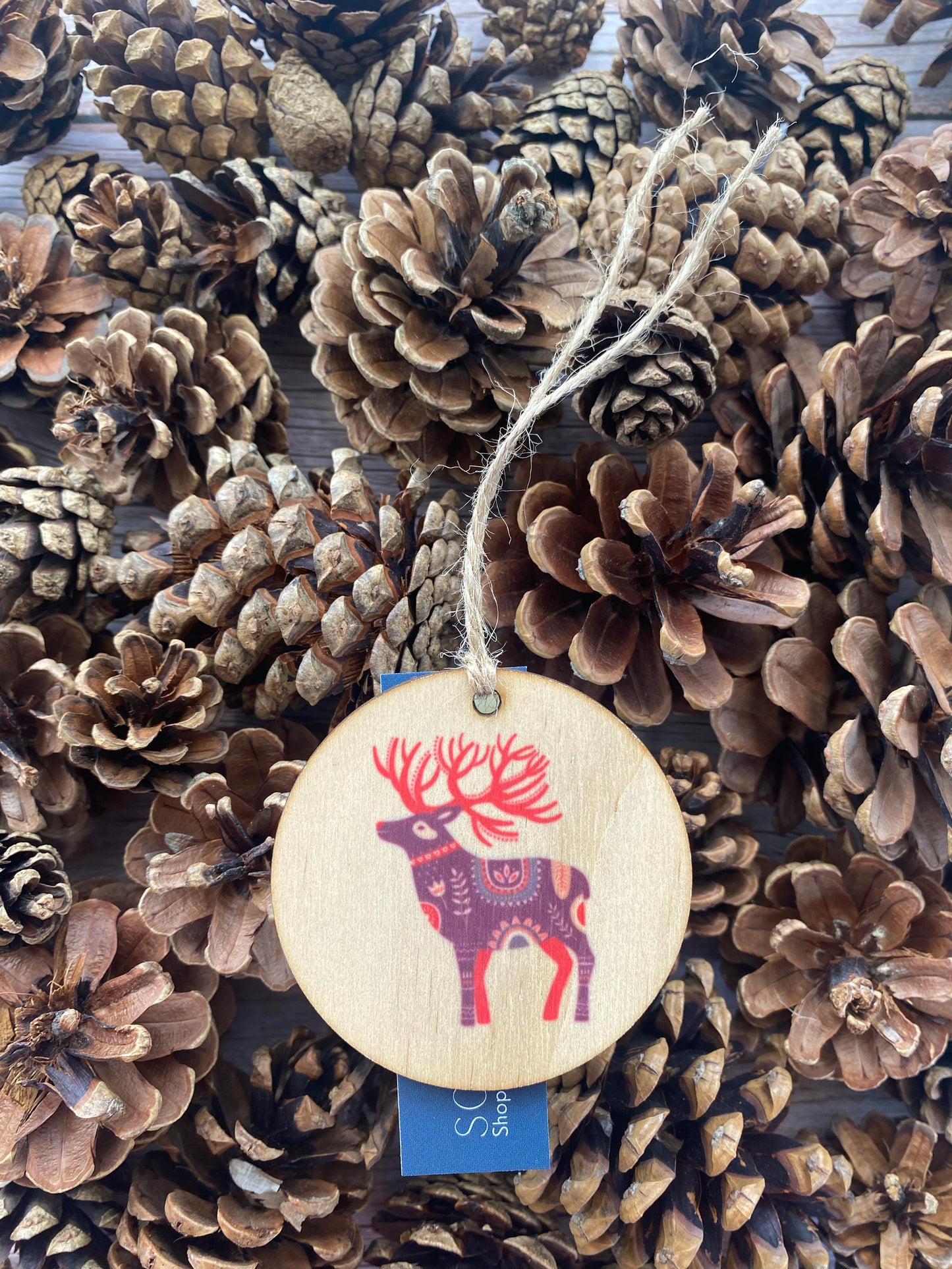 Stag, all the pretty horses - Wooden Ornament