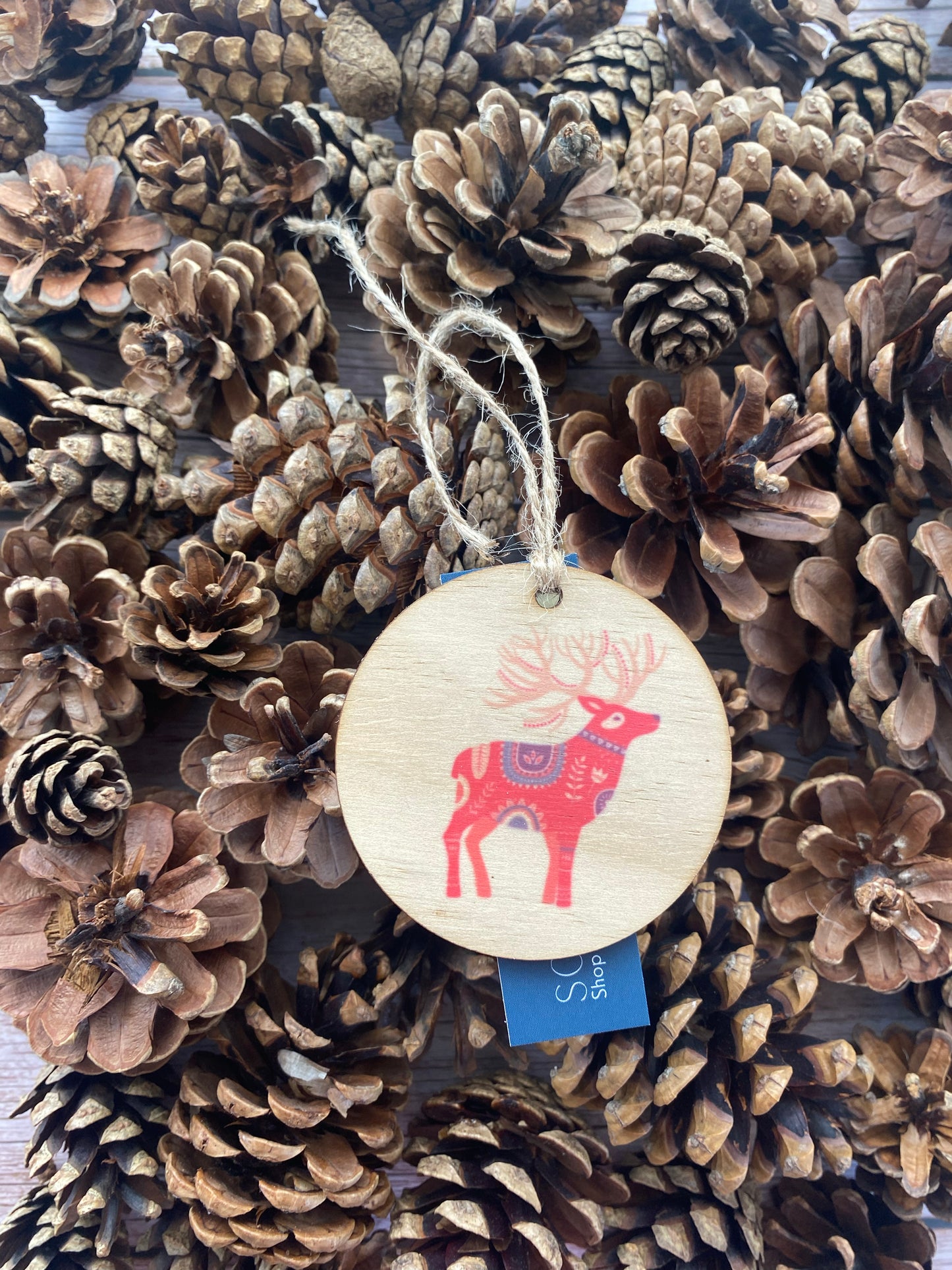 Stag, all the pretty horses - Wooden Ornament