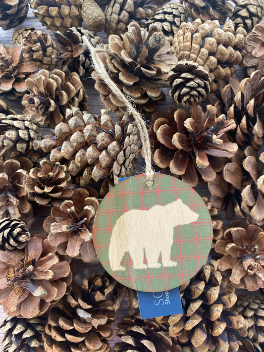 Bear - Wooden Ornament