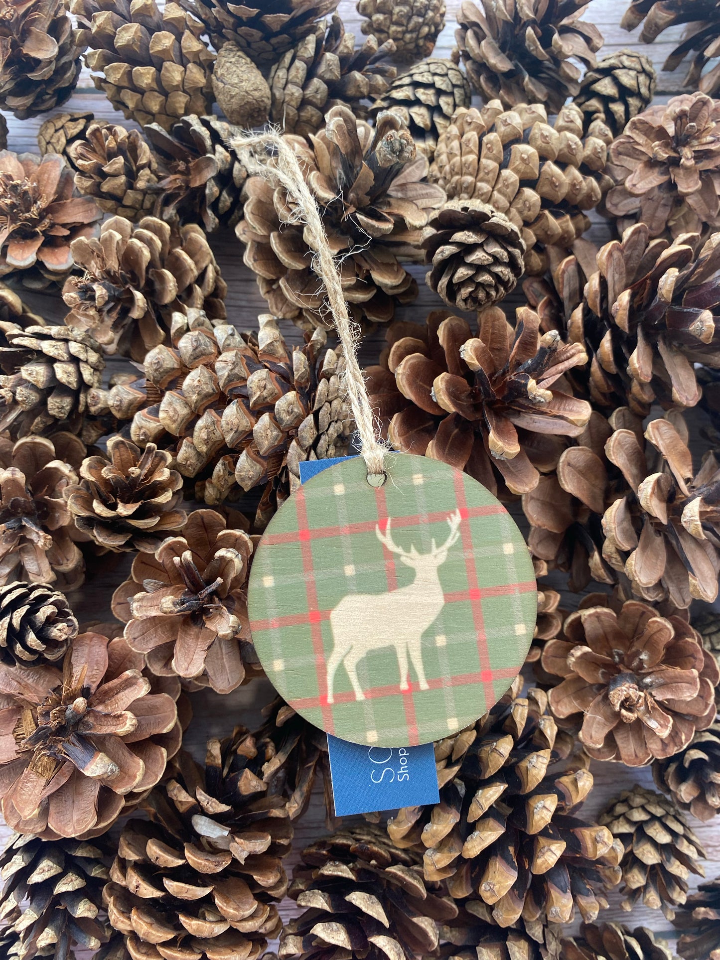 Stag - Wooden Ornament