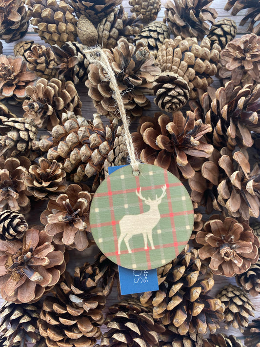 Stag - Wooden Ornament