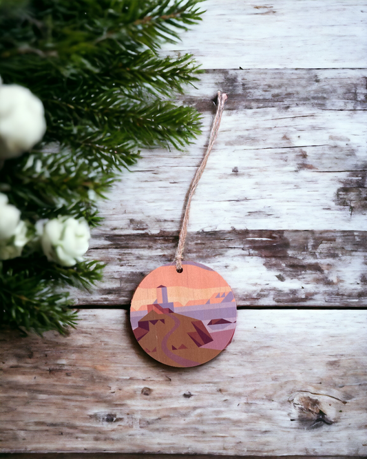 Cornwall - Wooden Ornament