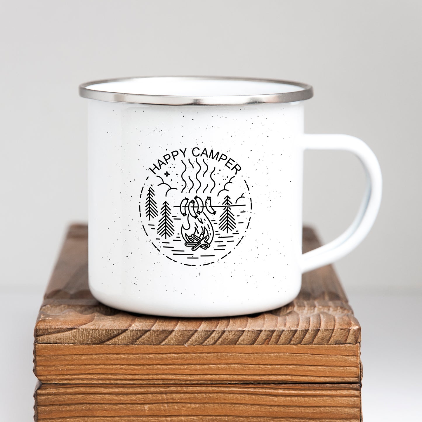 Happy Camper - Enamel Mug