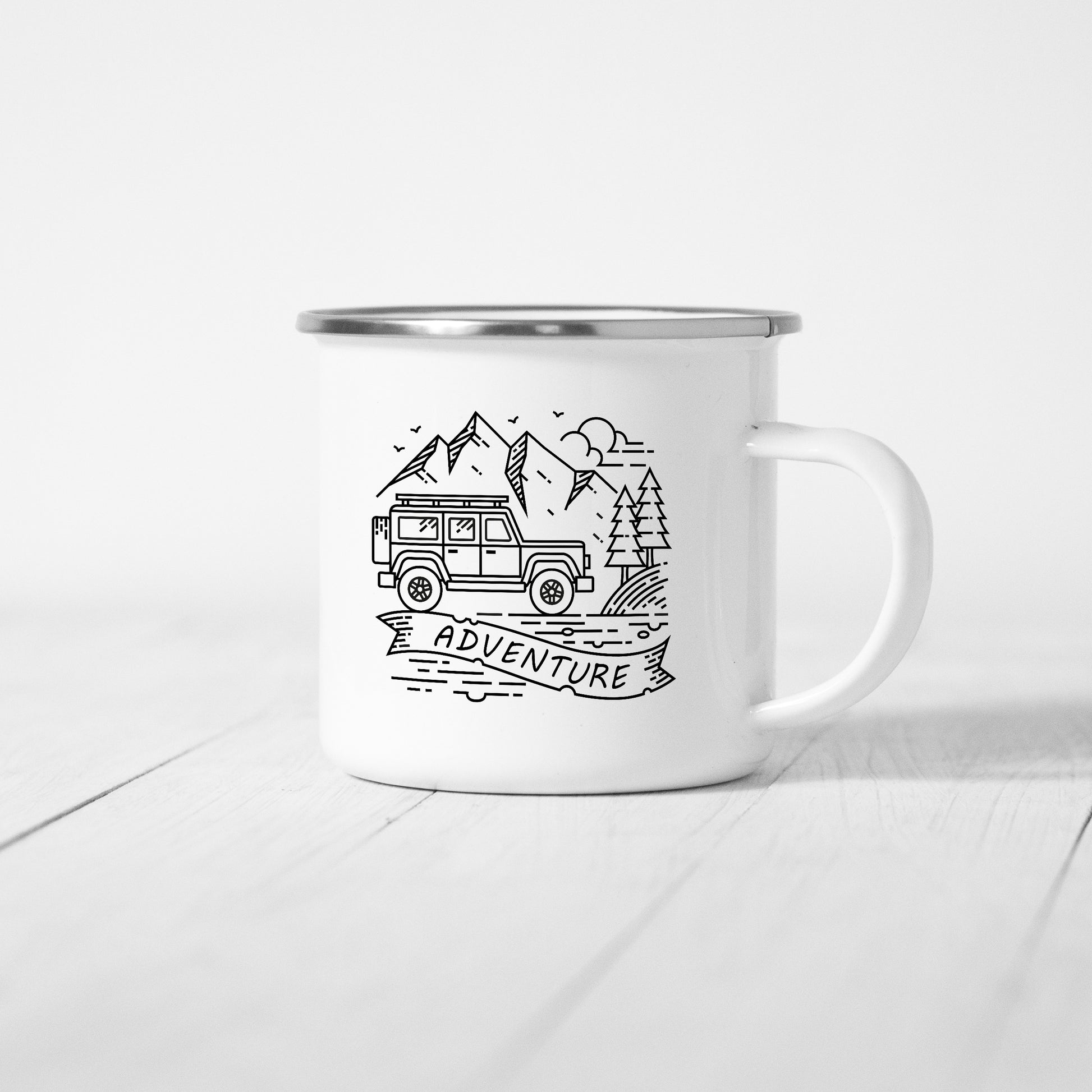 Adventure - Enamel Mug - Sovende Bjorn