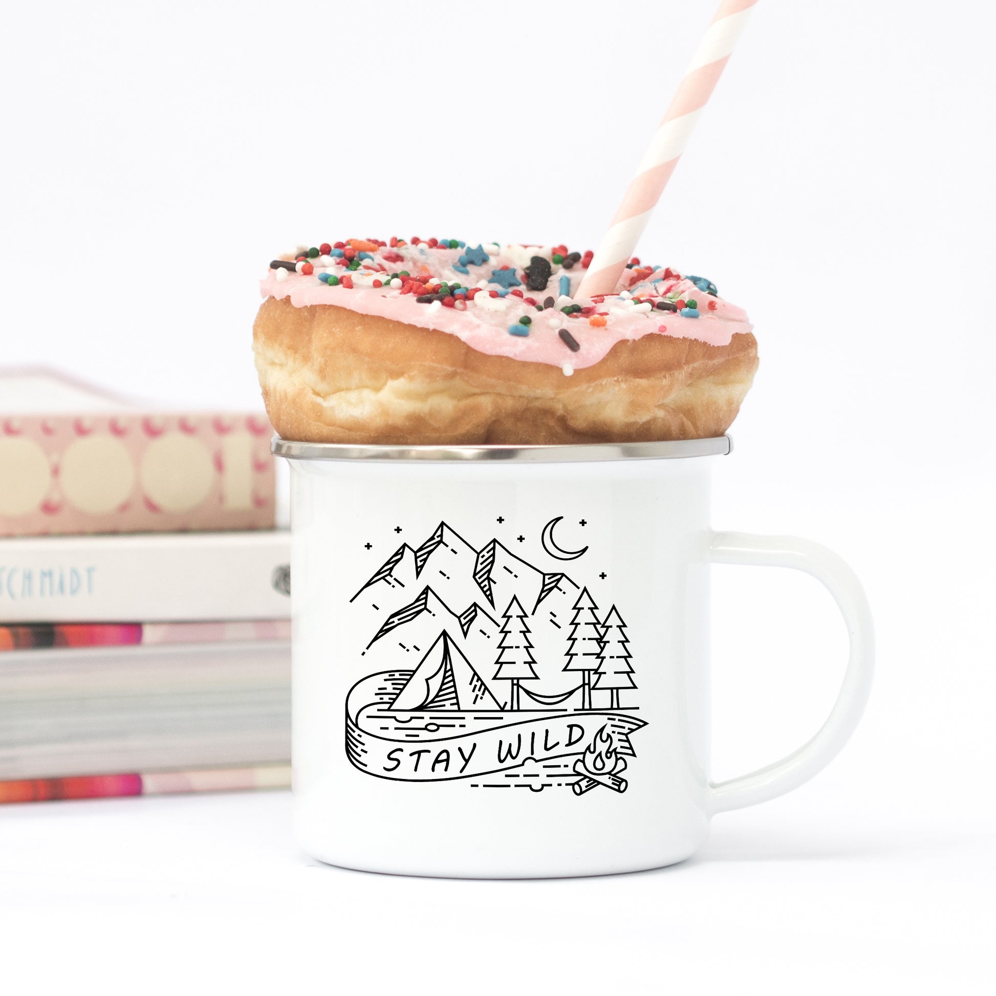 Stay Wild - Enamel Mug - Sovende Bjorn