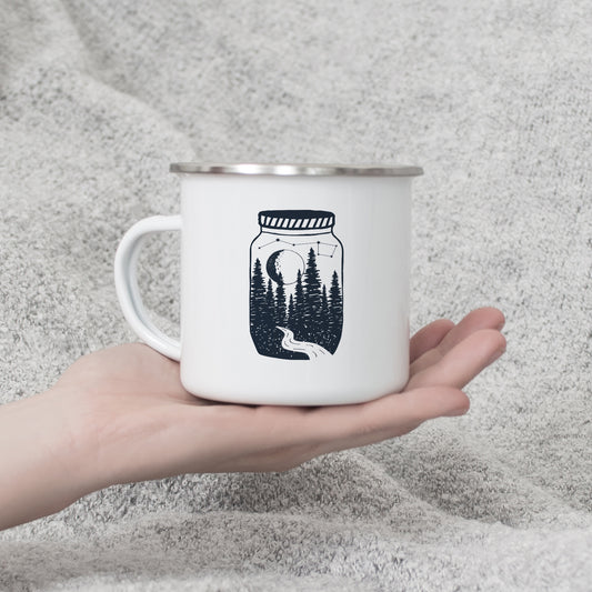 Jar of Dreams - Enamel Mug - Sovende Bjorn