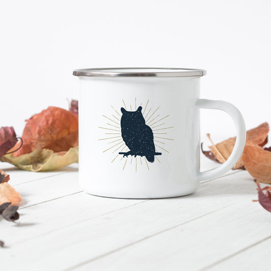 Owl - Enamel Mug - Sovende Bjorn