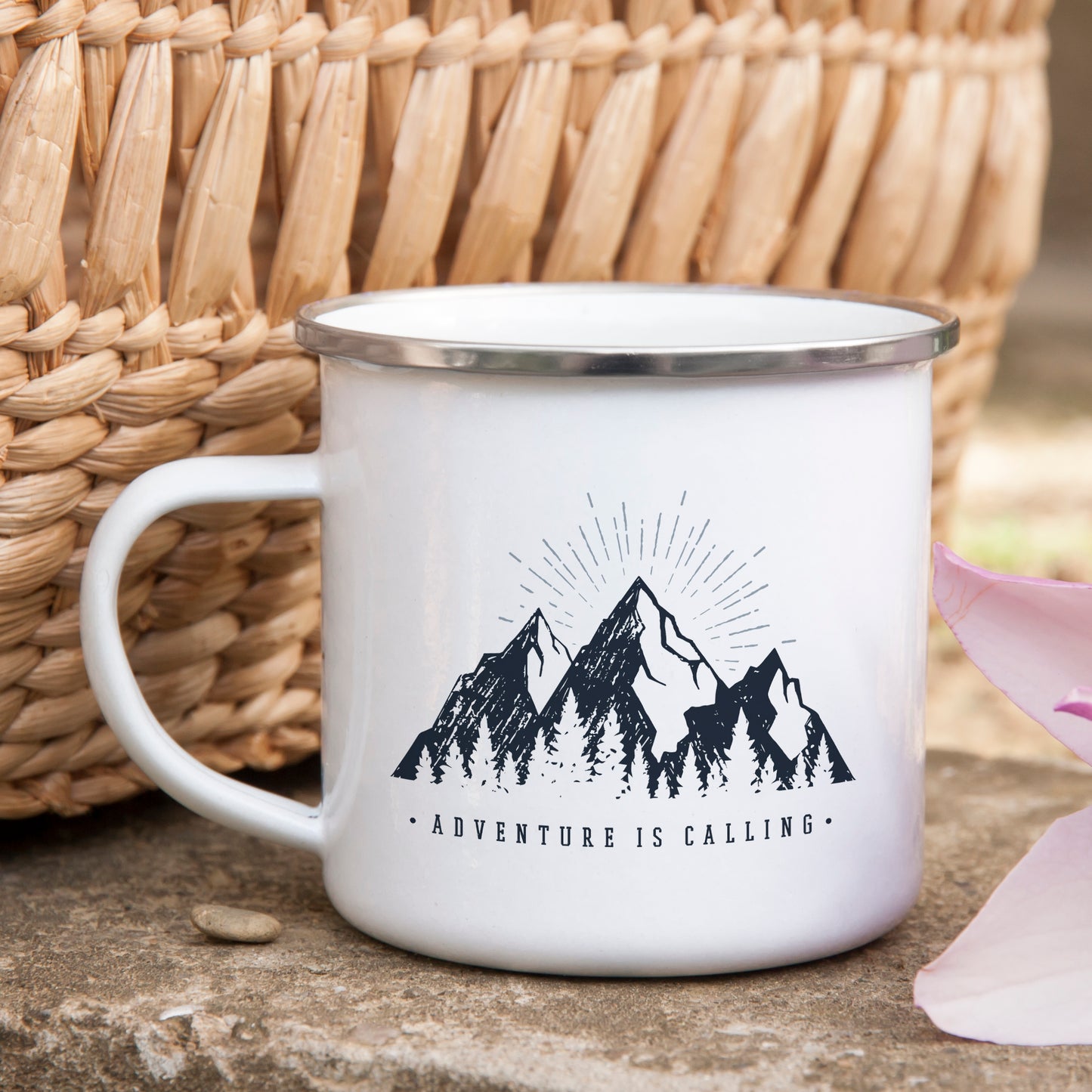 Adventure is Calling - Enamel Mug