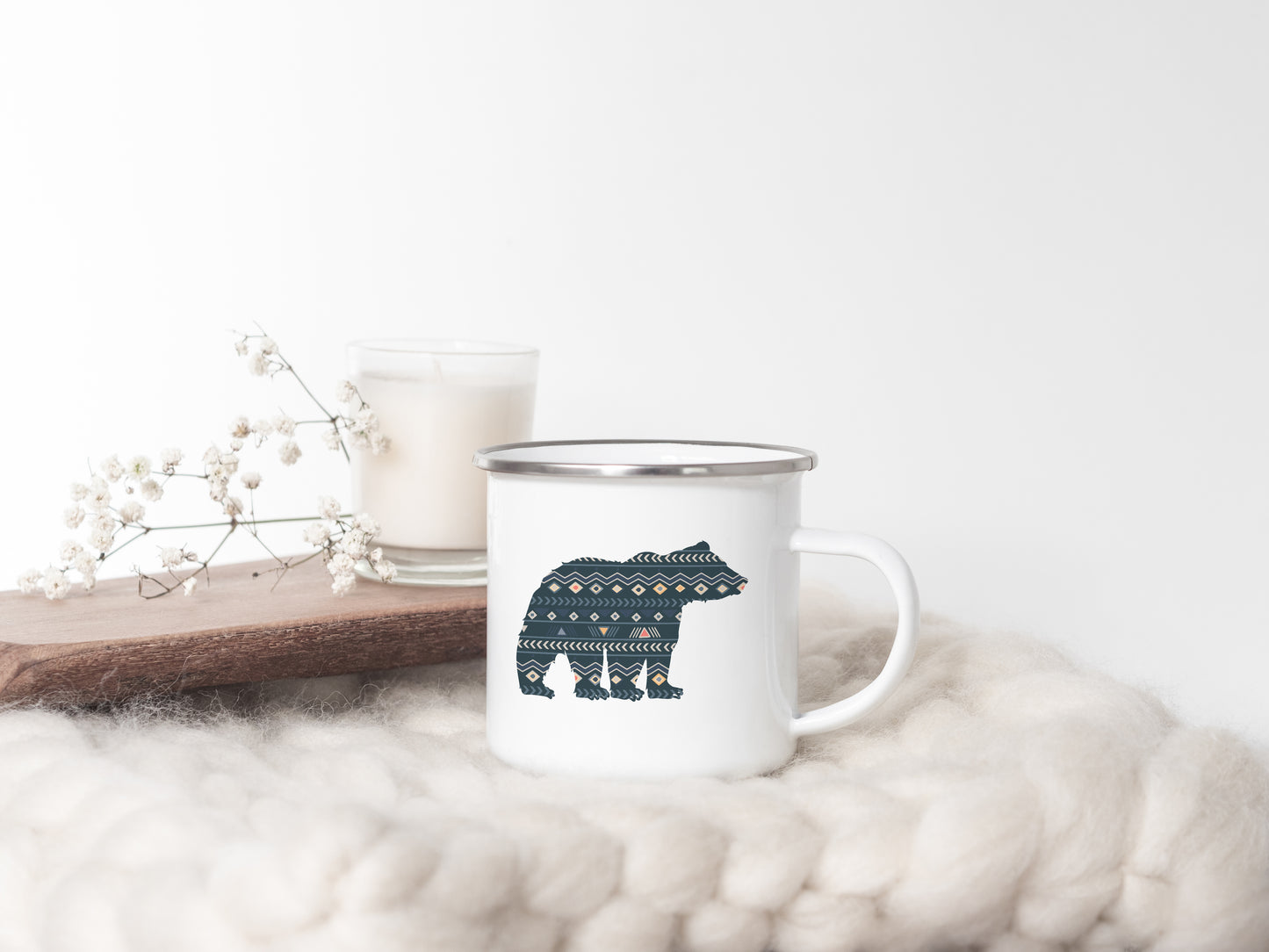 Bettie the Bear - Get Wild - Enamel Mug