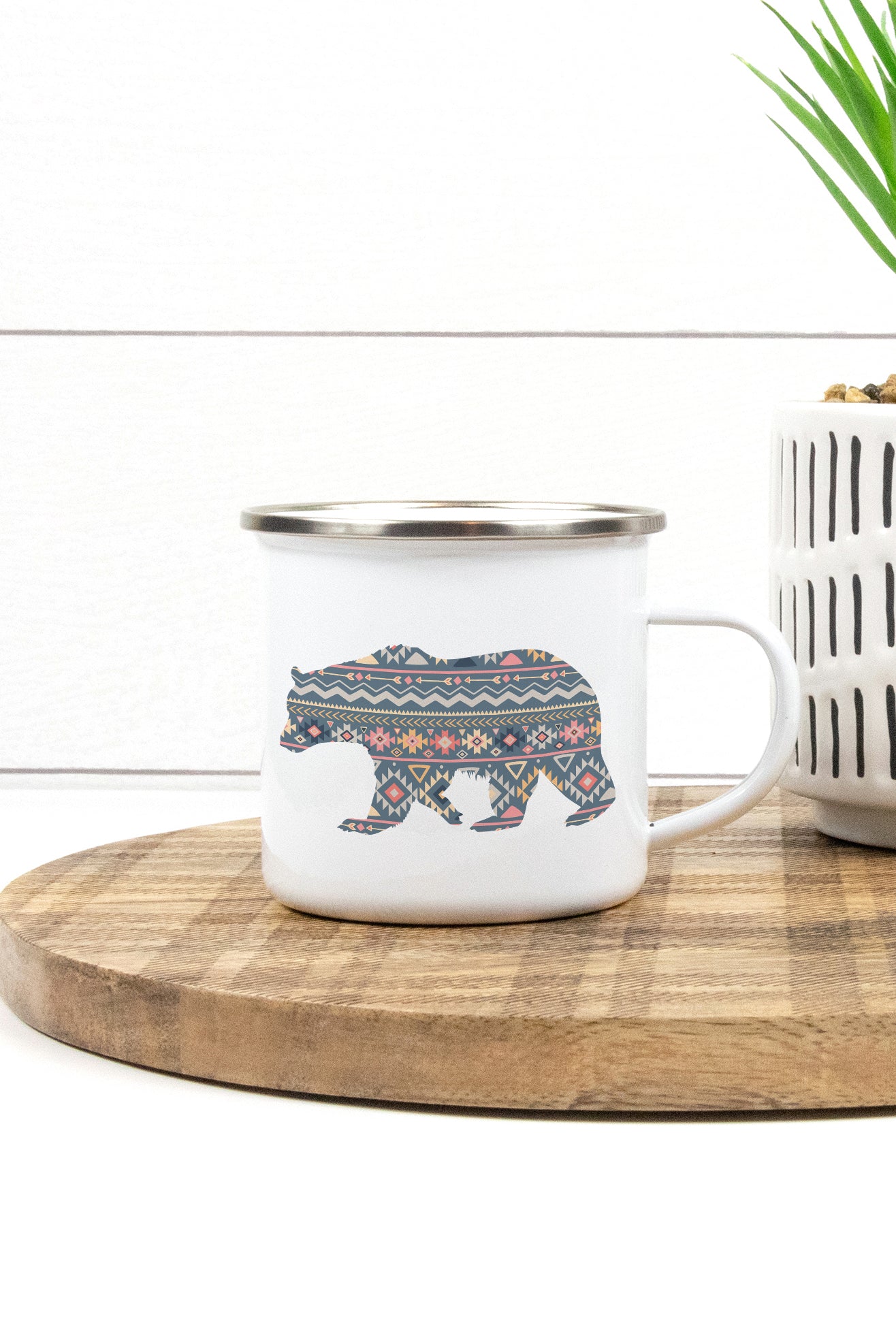 Bruno the Bear - Get Wild - Enamel Mug