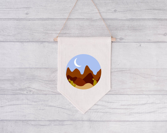 Modern Landscape - Hanging Pennant