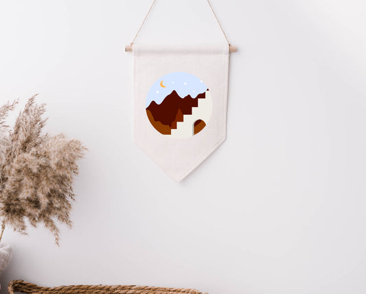 Modern Landscape - Hanging Pennant