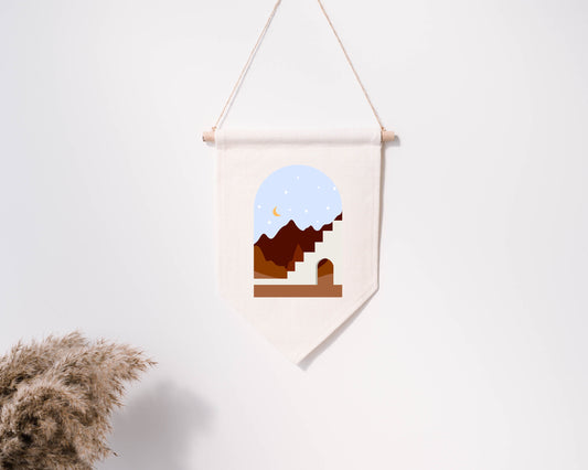 Modern Landscape - Hanging Pennant