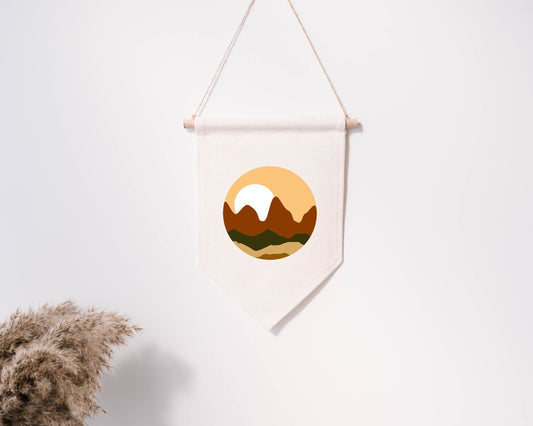 Modern Landscape - Hanging Pennant