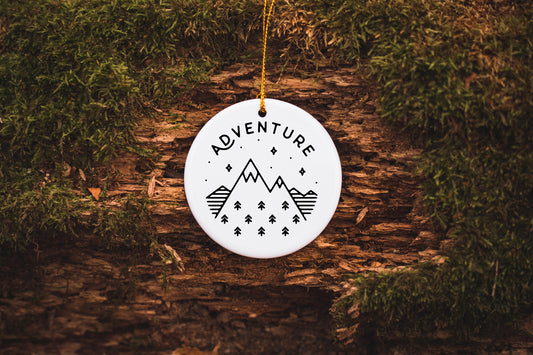 Adventure Ceramic Ornament