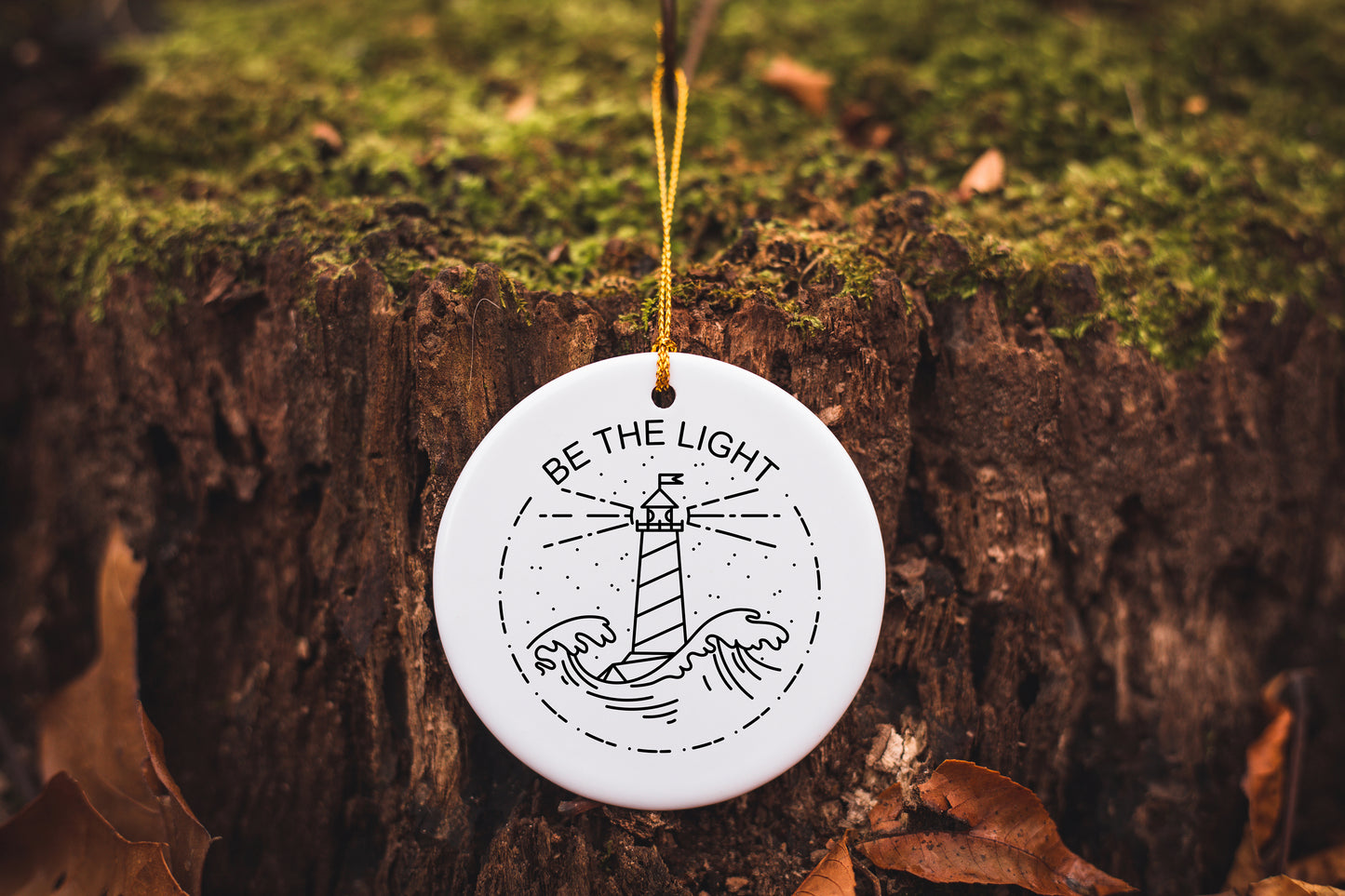 Be the light Ceramic Ornament