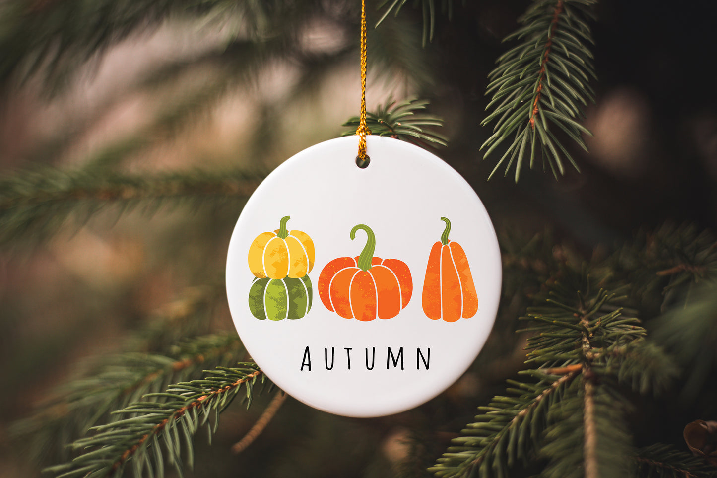 Autumnal Ceramic Ornament