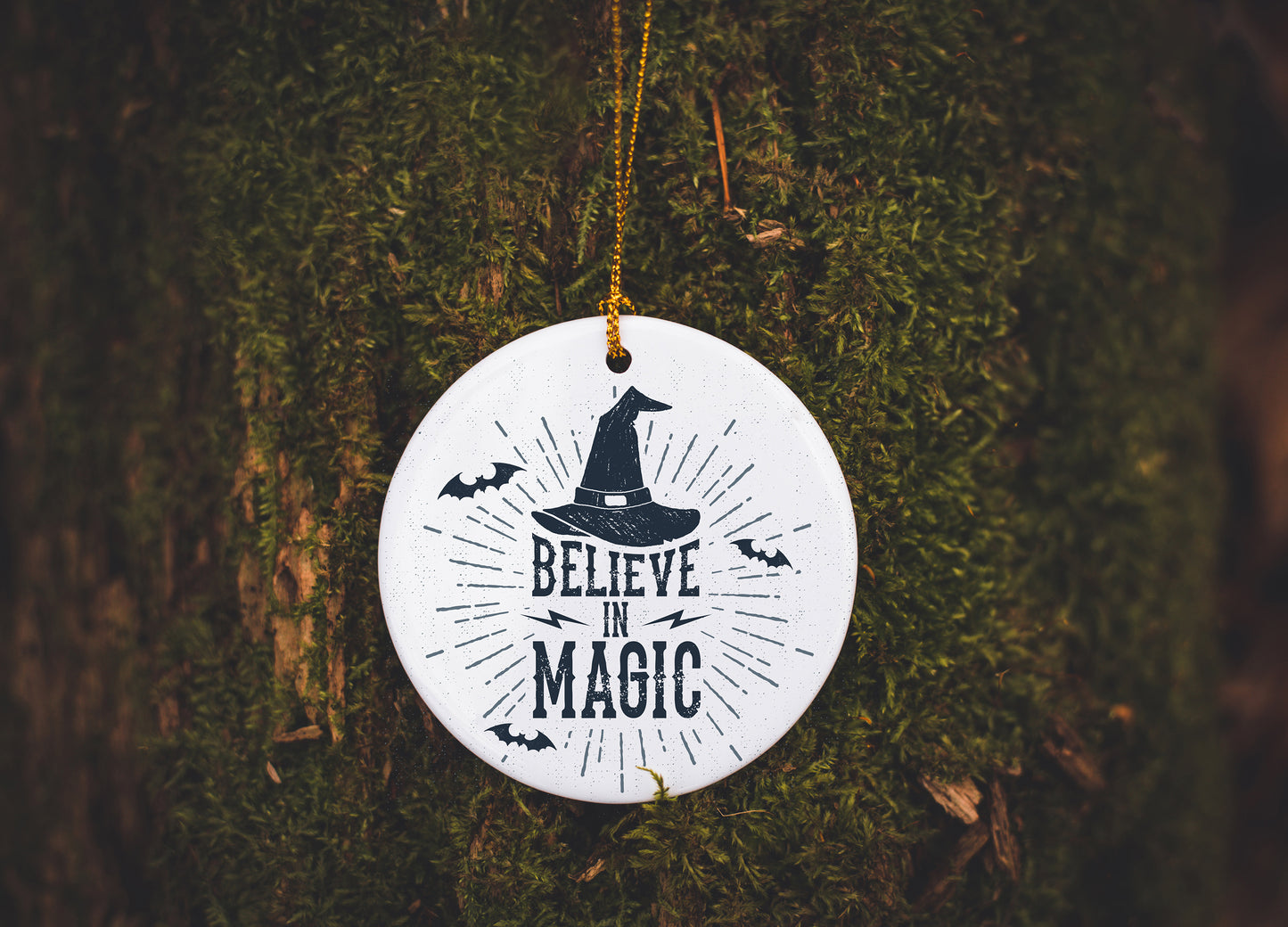 Believe in Magic Ceramic Ornament