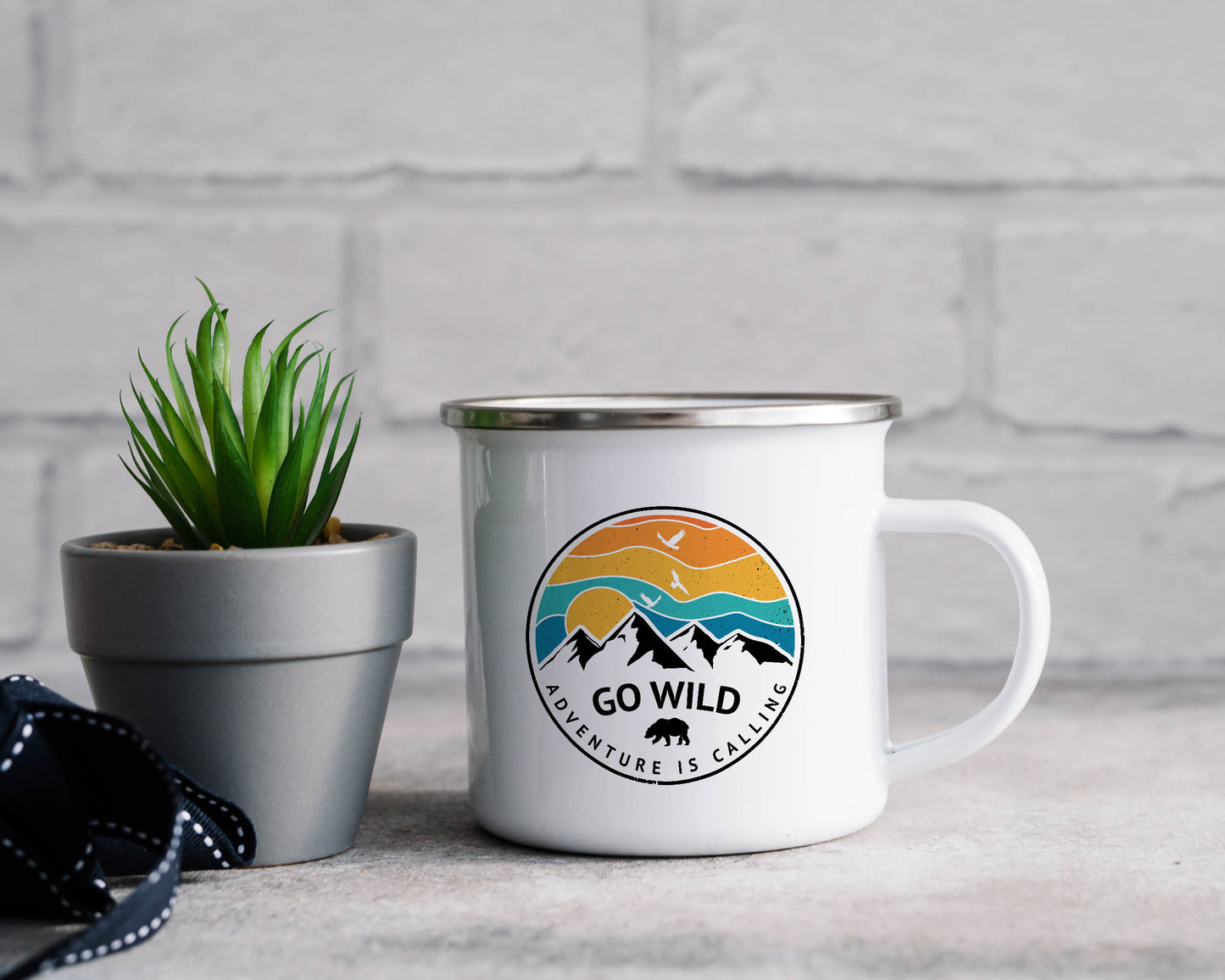 Go Wild - Enamel Mug