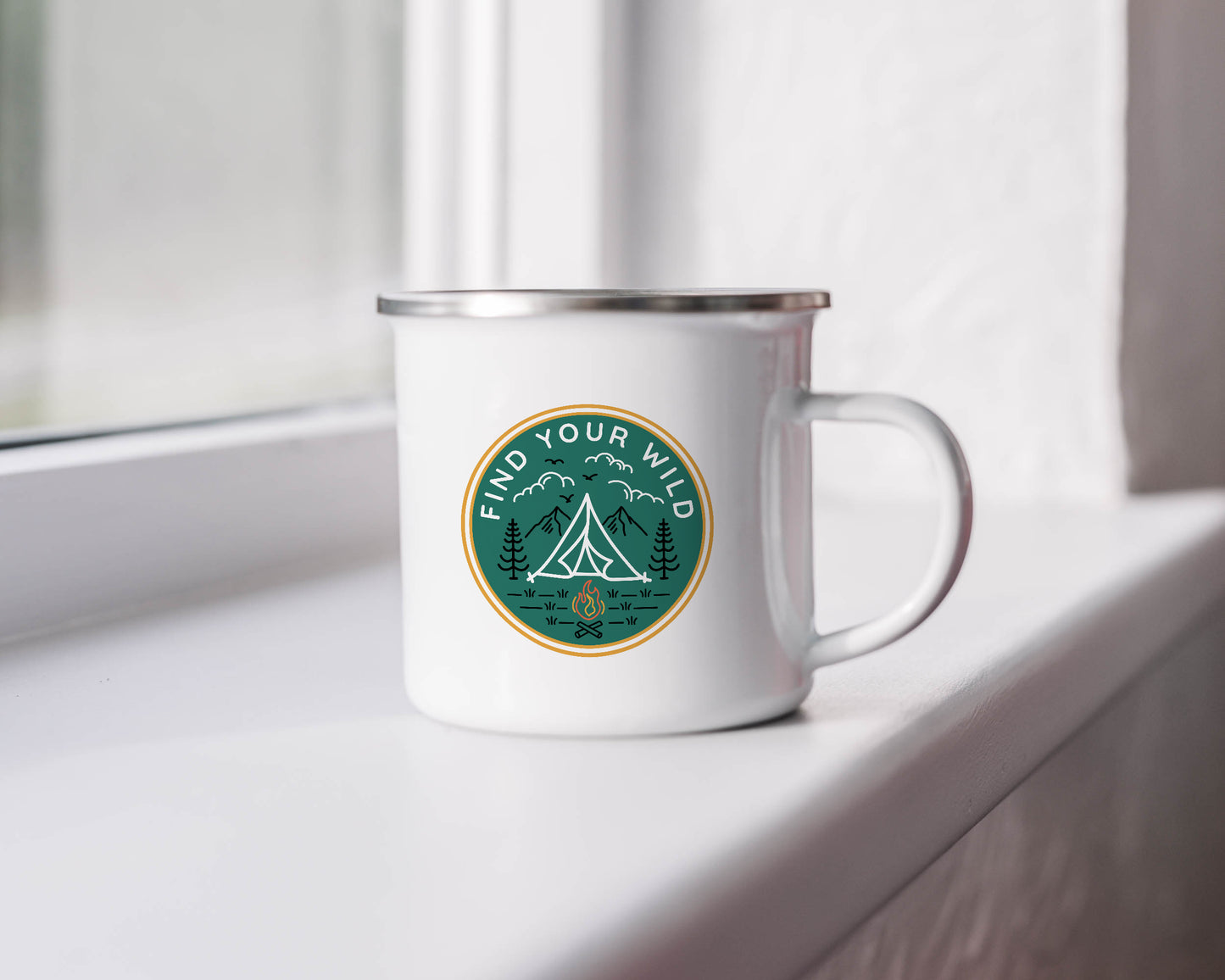 Find Your Wild - Enamel Mug