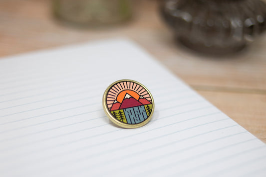 Mountains -  Pin Badge