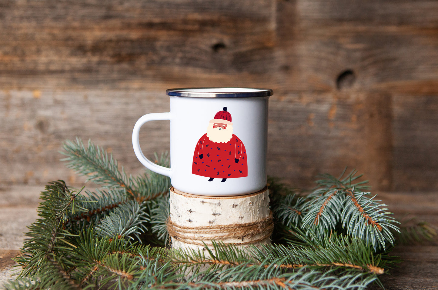 From the Toy Box - Christmas Enamel Mug