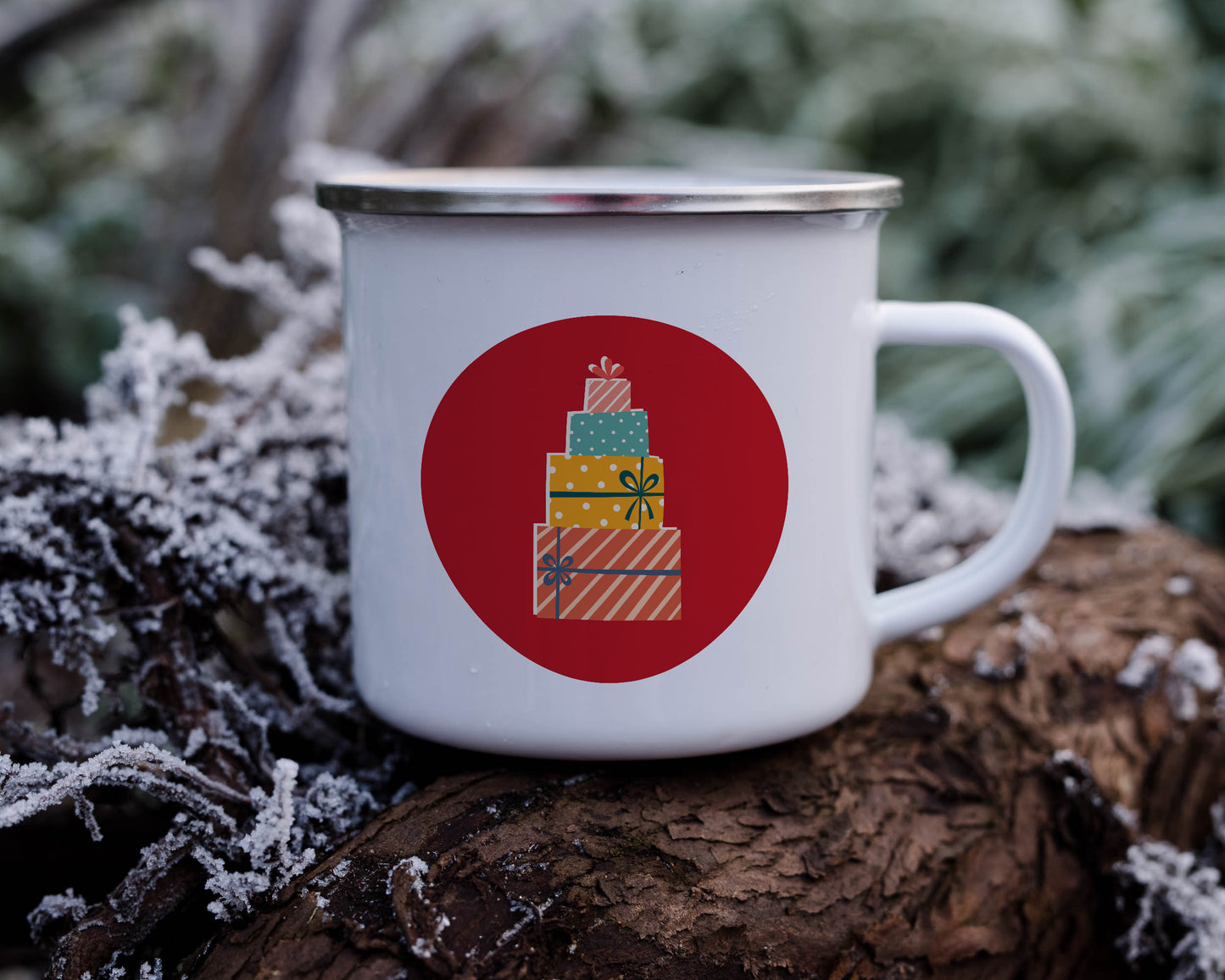 From the Toy Box - Christmas Enamel Mug