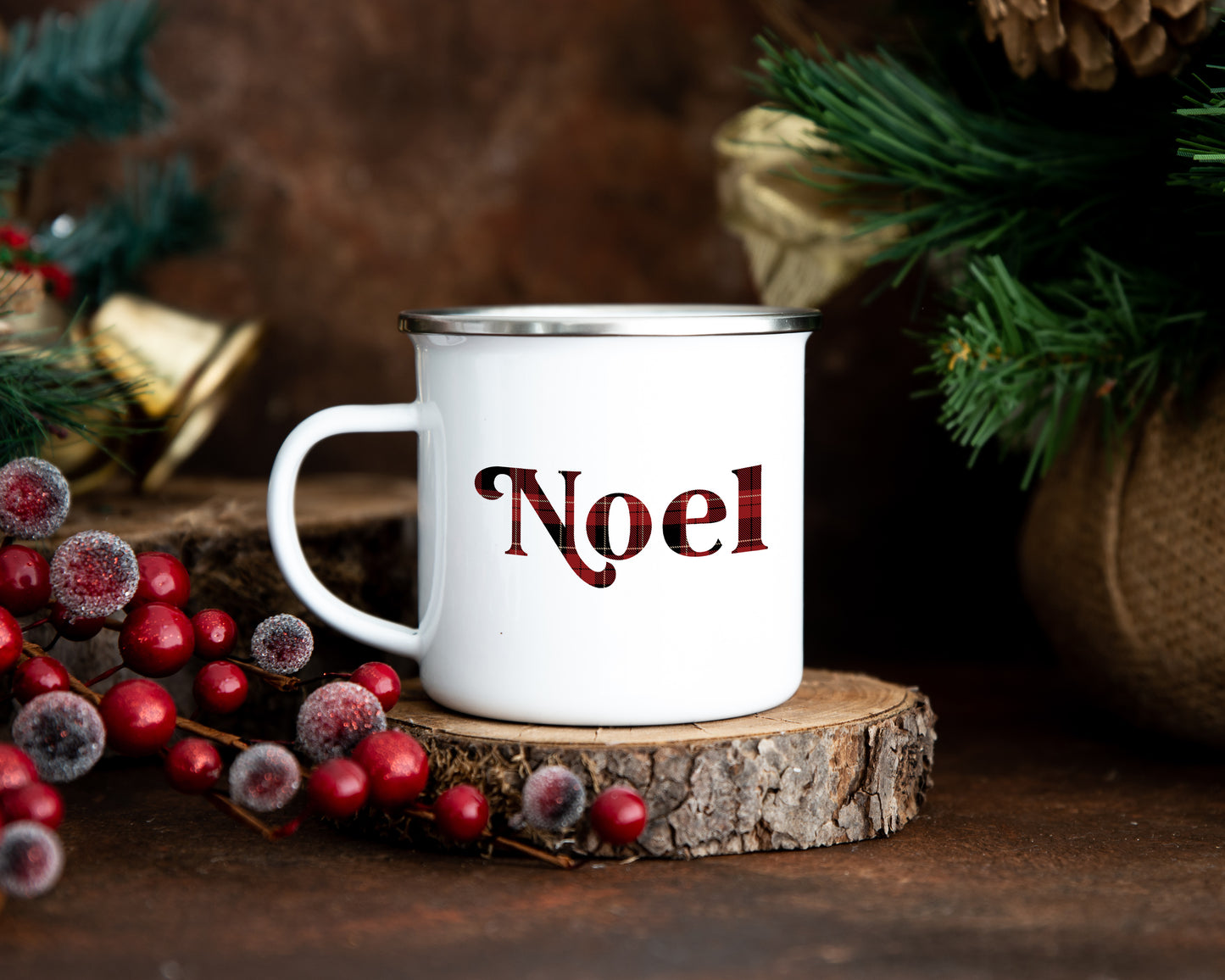 Noel - Enamel Camping Mug