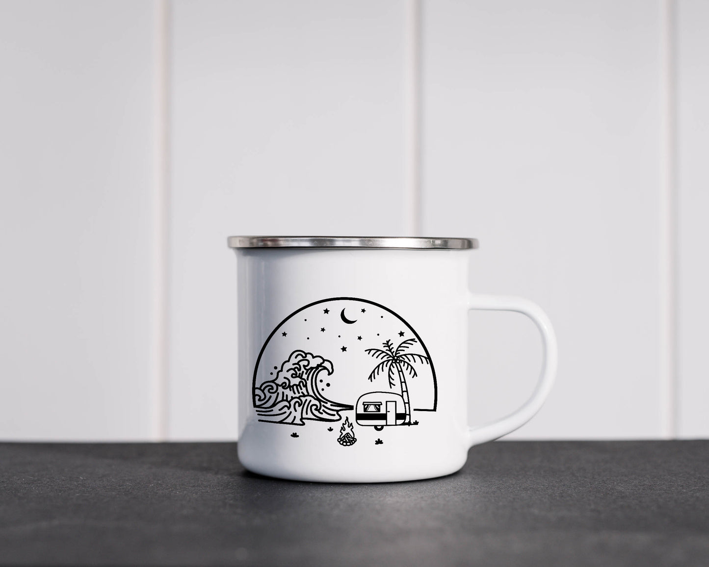 Caravan Adventures - Enamel Mug