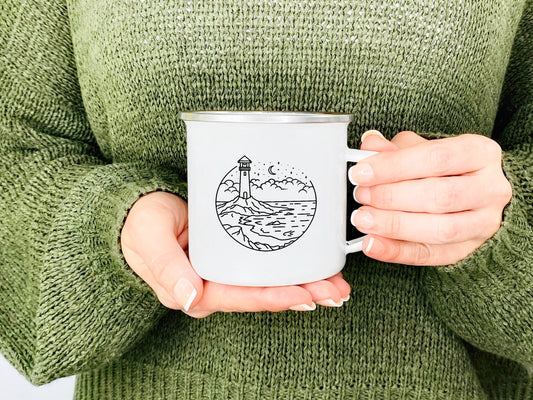 Lighthouse - Enamel Mug